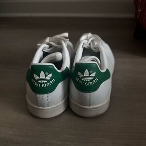 SOLD Adidas Stan Smith White and Green Sneakers